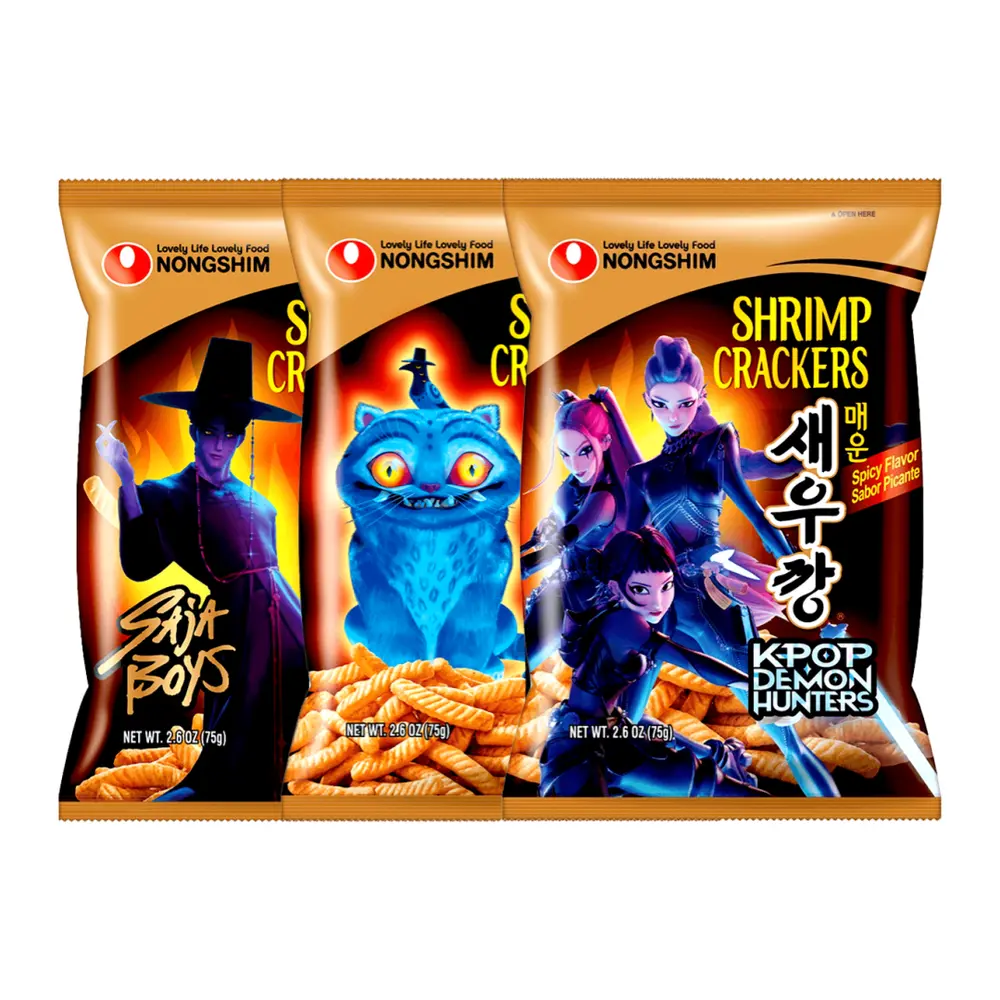 Snack Tôm Cay, Shrimp Crackers, Spicy Flavor, 2.54 oz (75g) - NONGSHIM